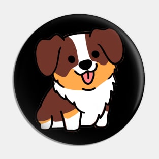 Red Tri Australian Shepard Pin