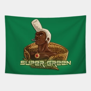 Super Green Tapestry