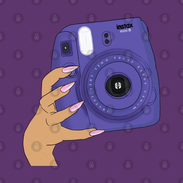 Purple Instax by eveline