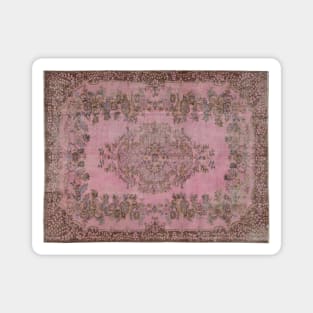 Antique pink Persian rug Magnet