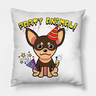 Party Animal - small dog Pillow