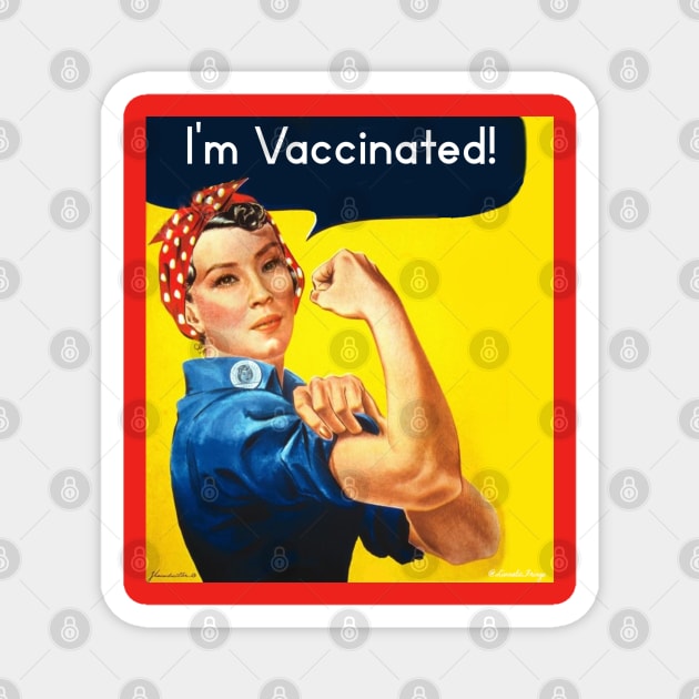 I'm Vaccinated: Lucy Liu Magnet by LiunaticFringe