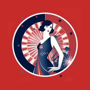 Lady USA 40 T-Shirt