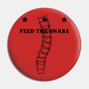 Feed the Snake (wide) Pin