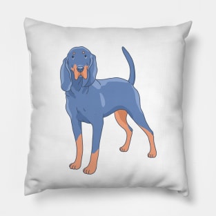 Black and Tan Coonhound Pillow