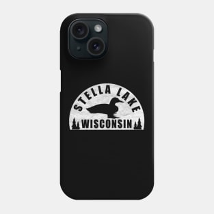 Stella Lake Northern Wisconsin Loon Phone Case