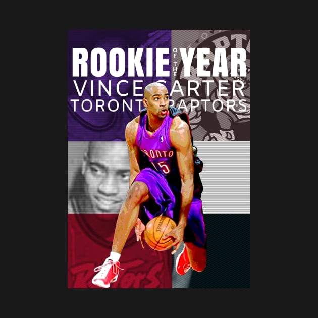 Rookie of the year Vince Carter by 10thstreet