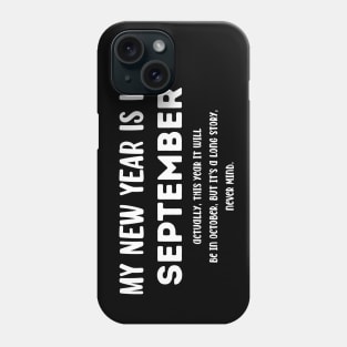 Jewish New Year Humor Phone Case