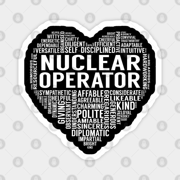 Nuclear Operator Heart Magnet by LotusTee