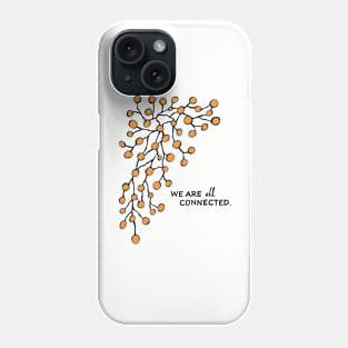 All Connected (orange) Phone Case