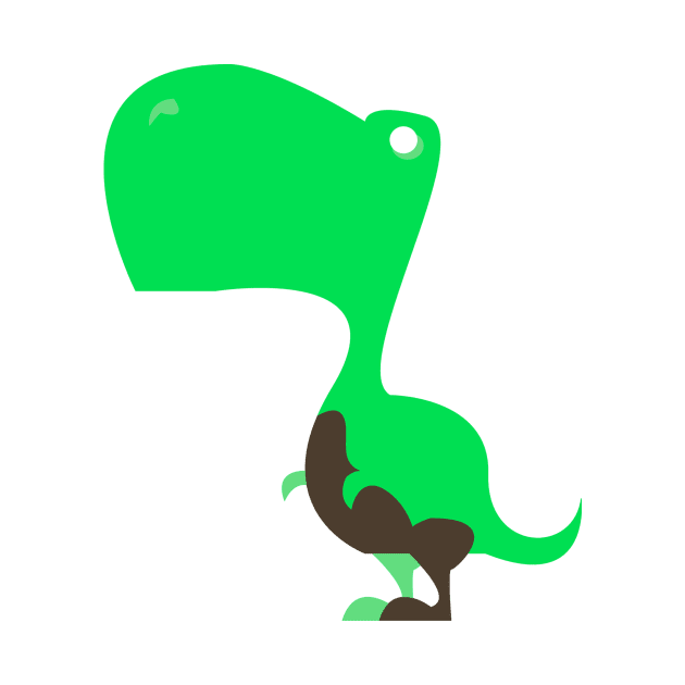 Baby T-Rex Cartoon Icon by AnotherOne