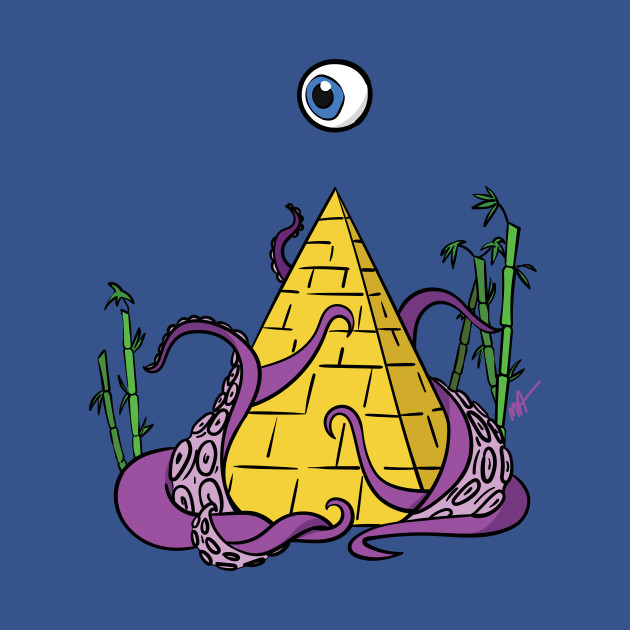 Discover All Seeing Eye - All Seeing Eye Pyramid - T-Shirt