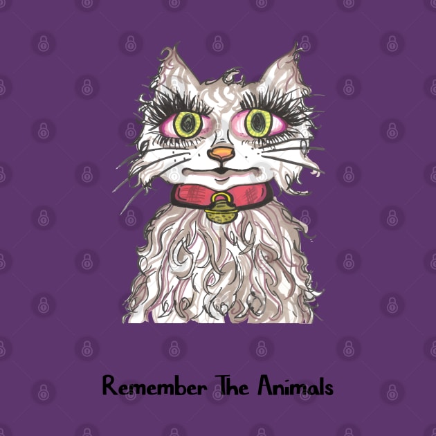 Remember The Animals Cute Cat by Olloway