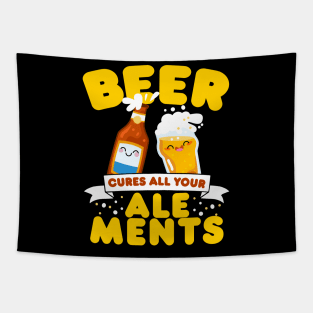 Beer Cures All Your Ale-Ments Tapestry