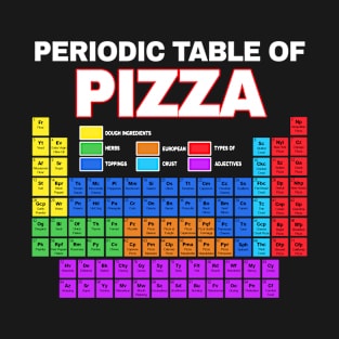 Periodic Table of Pizza T-Shirt