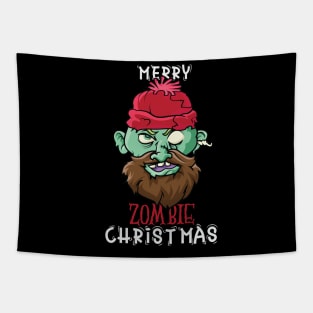 Merry Zombie Christmas Tapestry