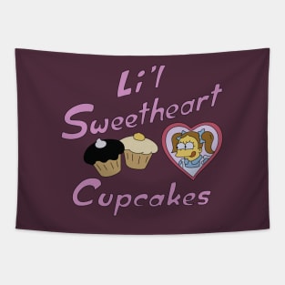 Li'l Sweetheart Cupcakes Tapestry