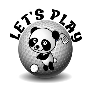 Golfing Panda T-Shirt