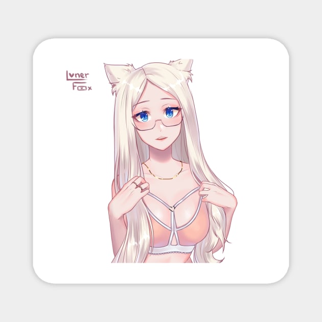 Anime girls Magnet by Loner FOX