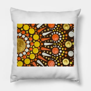 Sunny mandala Pillow