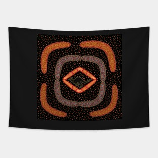 Awesome Aboriginal Dot Art Tapestry