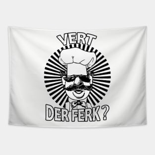 Vintage Vert der ferk - Swedish Chef Tapestry