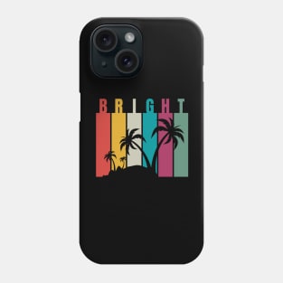 Bright with colors palm trees Phone Case