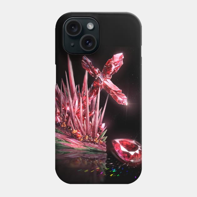 Fantasy Birthstone, July, Ruby Phone Case by cluseller