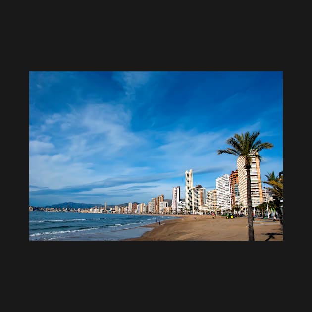 Benidorm Levante Beach Costa Blanca Spain by AndyEvansPhotos