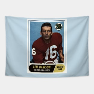 VINTAGE - LEN DAWSON CARD Tapestry