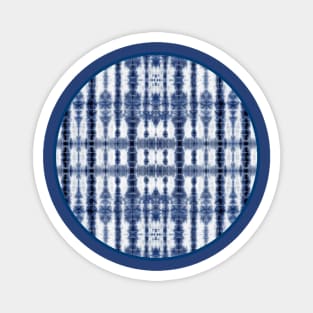 Tiki Shibori Blue Magnet