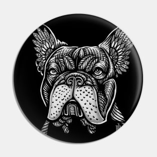 Ornamental French Bulldog Pin