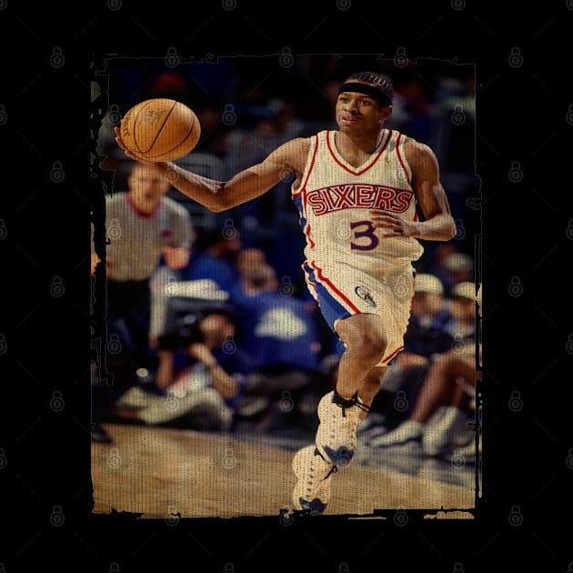 Allen Iverson Sixers Vintage by CAH BLUSUKAN