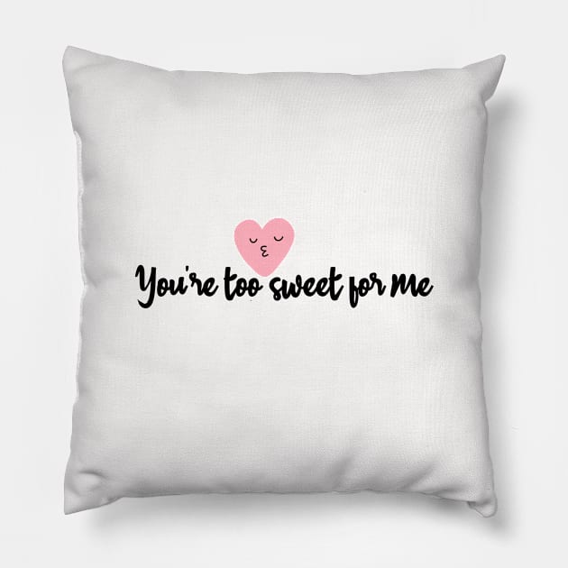 too sweet Pillow by zzzozzo