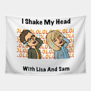 I Shake My Head Tapestry