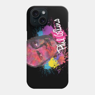 Phil Collins Face Watercolor Painting Phone Case