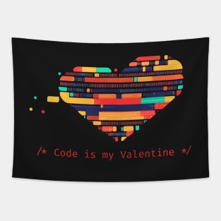 Code is my Valentine - V1 Tapestry