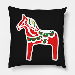 Norse dala horse Pillow