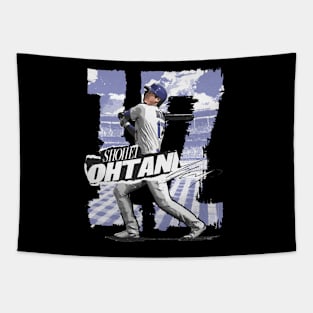 Shohei Ohtani Los Angeles D Rough Tapestry