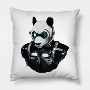 Panda Cyborg Pillow