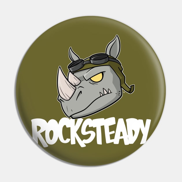 TMNT Rocksteady Pin by natexopher