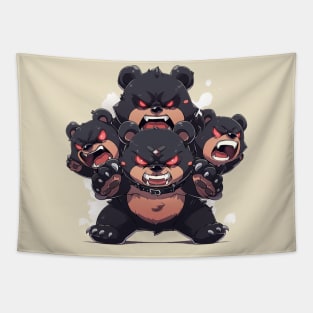 angry bears Tapestry