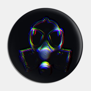 Gas Mask T-Shirt Pin