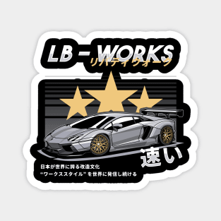 Lamborghini Aventador Liberty Walk | LBWK Magnet