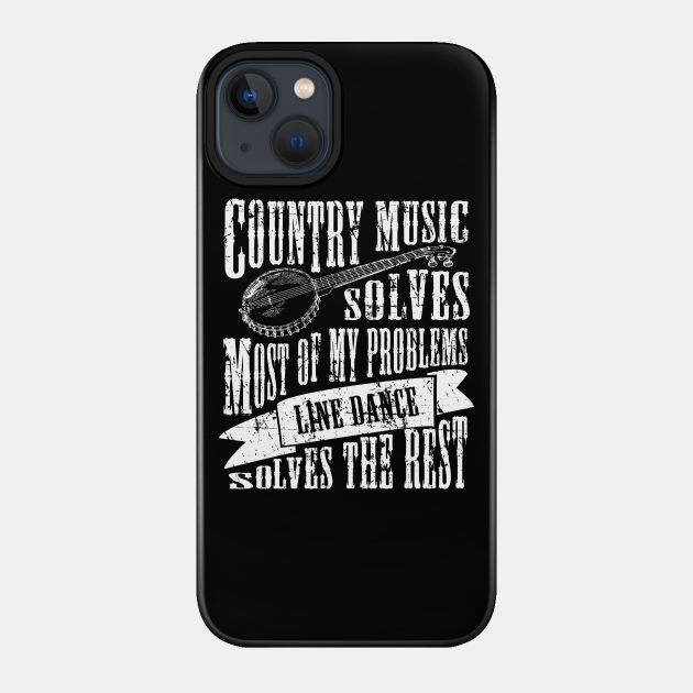 Country Music Line Dance Western Dance - Music - Phone Case