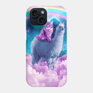 Rainbow Llama - Cat Llama Phone Case