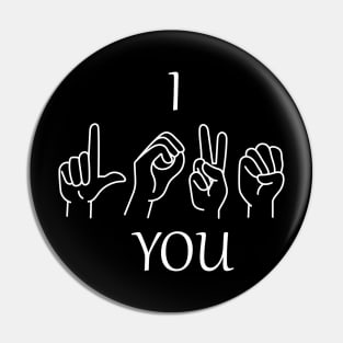 I love you in sign language Pin