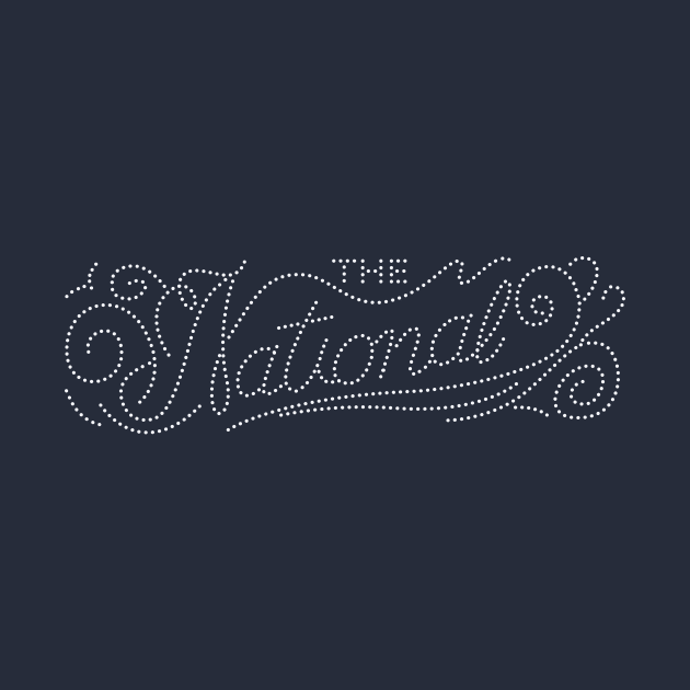 The National - Dotted Script by sombreroinc