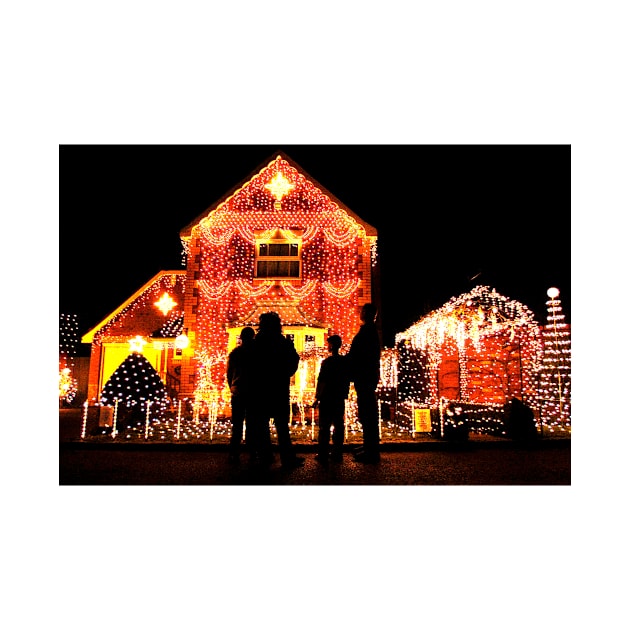 Christmas Xmas Lights Illuminated Decorations by AndyEvansPhotos