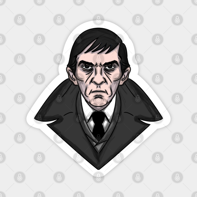 new! 1960s DARK SHADOWS TV show Barnabas Collins with potrait magnet